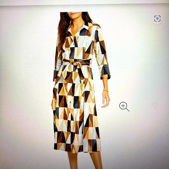 Geometric Patterned Dress - Picture 2 of 6